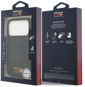 Etui Red Bull Silicone Single Bull Logo  MagSafe do iPhone 17 Pro granatowy 8