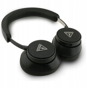 Sluchawki nauszne Guess Bluetooth ENC     Saffiano Triangle Logo czarny 4