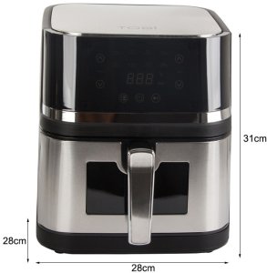 Frytkownica beztłuszczowa frytownica air fryer duża do pieczenia 2400w 10l 7