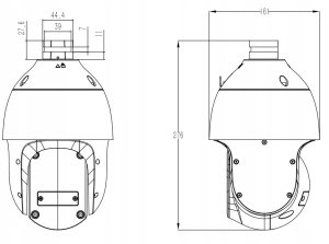 TC-H324S Szybkoobrotowa kamera IP Tiandy 2Mpx Spec: 23X/I/E/C/V3.0 8