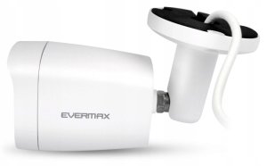 EVERMAX EVX-IP8B01-IRW-Ai-W Kamera IP tubowa biała 8Mpx 2.8mm IR 40m AI IP67 mikrofon 2