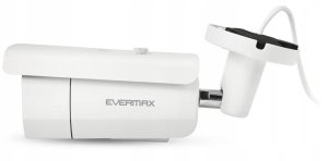 EVERMAX EVX-IP5ZB02-IR-Ai-W Kamera IP tubowa biała 5Mpx 2.7-13.5mm IR 60m AI IP67 mikrofon 2