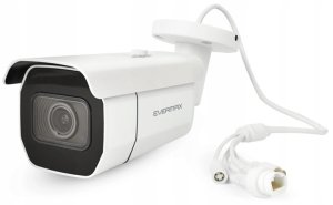 EVERMAX EVX-IP5ZB02-IR-Ai-W Kamera IP tubowa biała 5Mpx 2.7-13.5mm IR 60m AI IP67 mikrofon 3