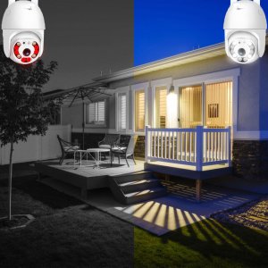 Kamera IP wewnętrzna zewnętrzna ARSA GO CZUJNIK RUCHU LAMPKA APLIKACJA 2MPX 4