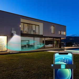 Kamera IP wewnętrzna zewnętrzna ARSA GO CZUJNIK RUCHU LAMPKA APLIKACJA 2MPX 6