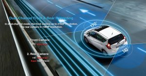 KAMERA SAMOCHODOWA WIDEOREJESTRATOR REJESTRATOR JAZDY COFANIA WIDEO HD FULL 9