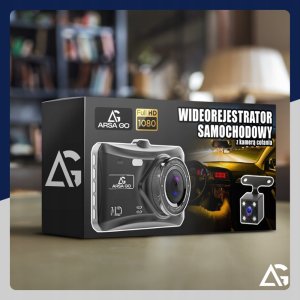 KAMERA SAMOCHODOWA WIDEOREJESTRATOR SAMOCHODOWY KAMERA COFANIA + KARTA 64GB 2