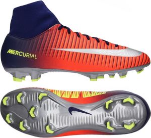 Nike Buty piłkarskie MercurialX Victory VI DF FG niebiesko-pomarańczowe r. 45 1/2 (903609 409) 1
