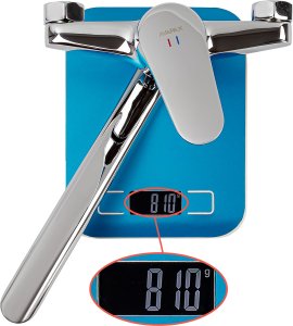 Bateria umywalkowa Avapax Welora ścienna chrom (ABWE7311O1-U) 5