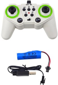 LeanToys Ciężarówka Wywrotka Zdalnie Sterowana RC Światła Dźwięki Biała 1:24 3