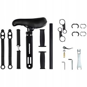 Child Bicycle Seat WILDMAN C1 for frame black 7