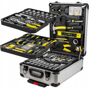 Zestaw narzędzi 246el. 1/4" i 1/2" (4-21mm) (6-kątnych) w walizce na kółkach 6