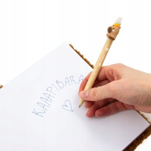 Długopis wymazyw z figurką Kapibara (24szt) KIDEA 4