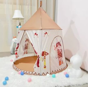Ender TIPI NAMIOT INDIAŃSKI DLA DZIECI TEEPEE DO DOMU POKOJU OGRODU WIGWAM DOMEK 8