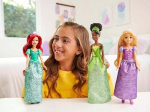 Mattel Disney Princess Zestaw 3 lalek: Ariel + Tiana + Roszpunka ZA6036 9