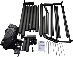 LeanToys Bramka piłkarska przenośna metalowa 4