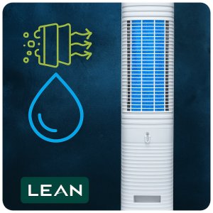 Wentylator Kolumnowy Wodny Podłogowy Jonizacja Oscylacja Wwyświetlac PILOT 8