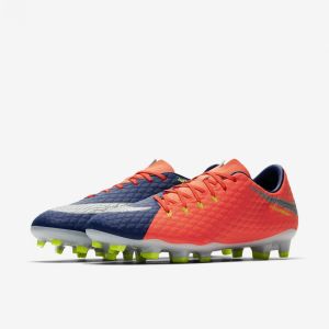 Nike Buty piłkarskie Hypervenom Phelon III FG niebiesko-pomarańczowe r. 46 (852556 409) 6