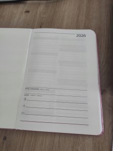 Terminarz 2026 tygod. 13x18,4cm gumka Journal MIX 3