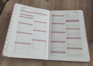 Terminarz 2026 tygod. 13x18,4cm gumka Journal MIX 4