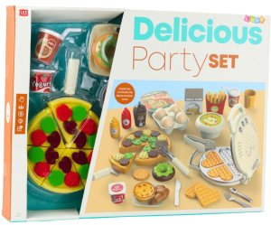 LeanToys Zestaw Do Gofrów Pizza Z Dodatkami Akcesoria Kuchenne Dla Dzieci 4