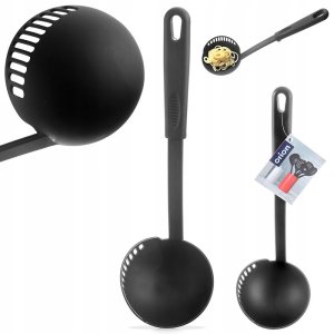 Orion Chochla z Cedzakiem ORION BLACKLINE 150 ml 30,5 cm Stalowa do Zupy i Sosów 6