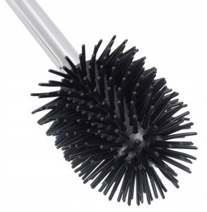 Szczotka do toalety silikonowa czarna zapasowa 35 cm 3