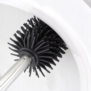 Szczotka do toalety silikonowa czarna zapasowa 35 cm 4