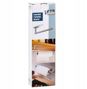 Wieszak na ręcznik papierowy stalowy srebrny 12