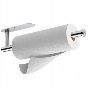Wieszak na ręcznik papierowy stalowy srebrny 2