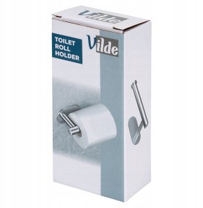 Vilde Uchwyt na papier toaletowy stalowy srebrny 11