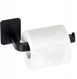 Vilde Uchwyt na papier toaletowy czarny 16,5 cm 6