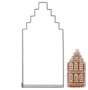 Brikmann Wykrawacz do ciastek stalowy domek 12 cm 2