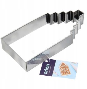 Brikmann Wykrawacz do ciastek stalowy domek 12 cm 6
