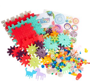 TG59945 ZESTAW KLOCKI KONSTRUKCYJNE RUCHOME ZĘBATKI 268 ELEMENTÓW EDUKACYJNE 3