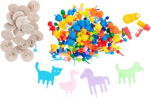 TG59945 ZESTAW KLOCKI KONSTRUKCYJNE RUCHOME ZĘBATKI 268 ELEMENTÓW EDUKACYJNE 6