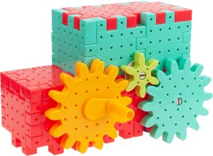 TG59945 ZESTAW KLOCKI KONSTRUKCYJNE RUCHOME ZĘBATKI 268 ELEMENTÓW EDUKACYJNE 7