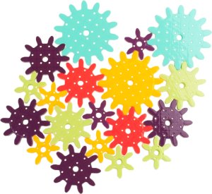 TG59945 ZESTAW KLOCKI KONSTRUKCYJNE RUCHOME ZĘBATKI 268 ELEMENTÓW EDUKACYJNE 8