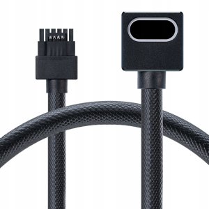 AsiaHorse 12VHPWR - 12VHPWR, 0.5m, Czarny (Hydrus-16pin-Model B black) 2