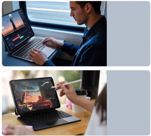 Etui z klawiaturą Dux Ducis (MK series) na iPad Pro 11" (2024) - czarne 7