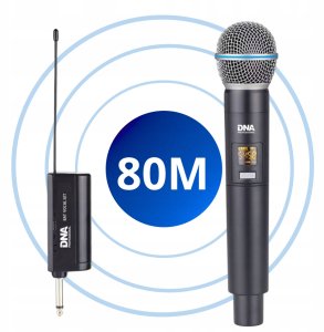 Mikrofon DNA BAT VOCAL SET zestaw bezprzewodowy akumulator 3