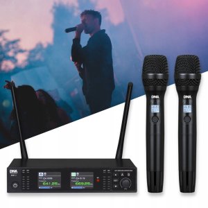 Mikrofon DNA XMIC 2 zestaw bezprzewodowy 2x mikrofon doręcz 7