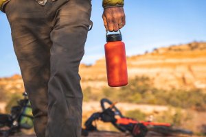 Kanteen Wide (mit Wide Loop Cap), 1182ml/40oz, Brushed Stainless 2