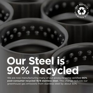 Kanteen Wide (mit Wide Loop Cap), 1182ml/40oz, Brushed Stainless 10