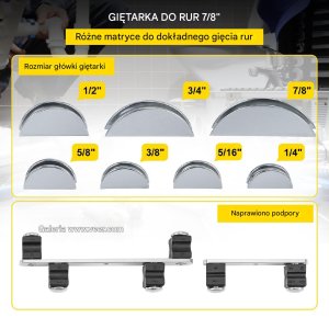 Ręczna Giętarka hydrauliczna do rur 6-22mm 3