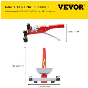 Ręczna Giętarka hydrauliczna do rur 6-22mm 6