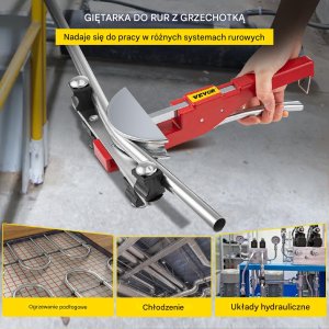 Ręczna Giętarka hydrauliczna do rur 6-22mm 7