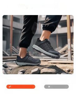 Buty Robocze Ochronne Męskie Półbuty BHP Wodoodporne Antypoślizgowe 47 2