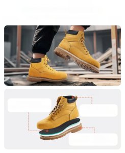 Buty robocze ochronne trzewiki BHP rozmiar 44 wodoodporne antypoślizgowe 5