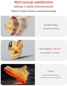 Buty robocze ochronne trzewiki BHP rozmiar 44 wodoodporne antypoślizgowe 10